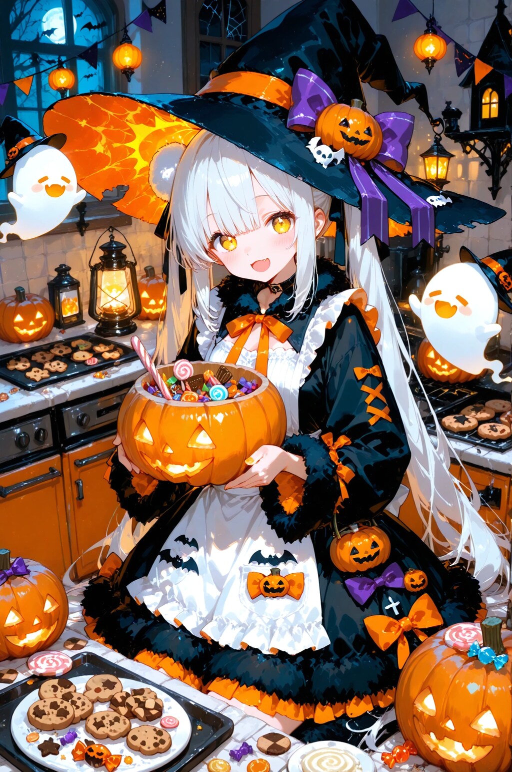 かぼちゃ色の魔法、笑顔でひらく夜