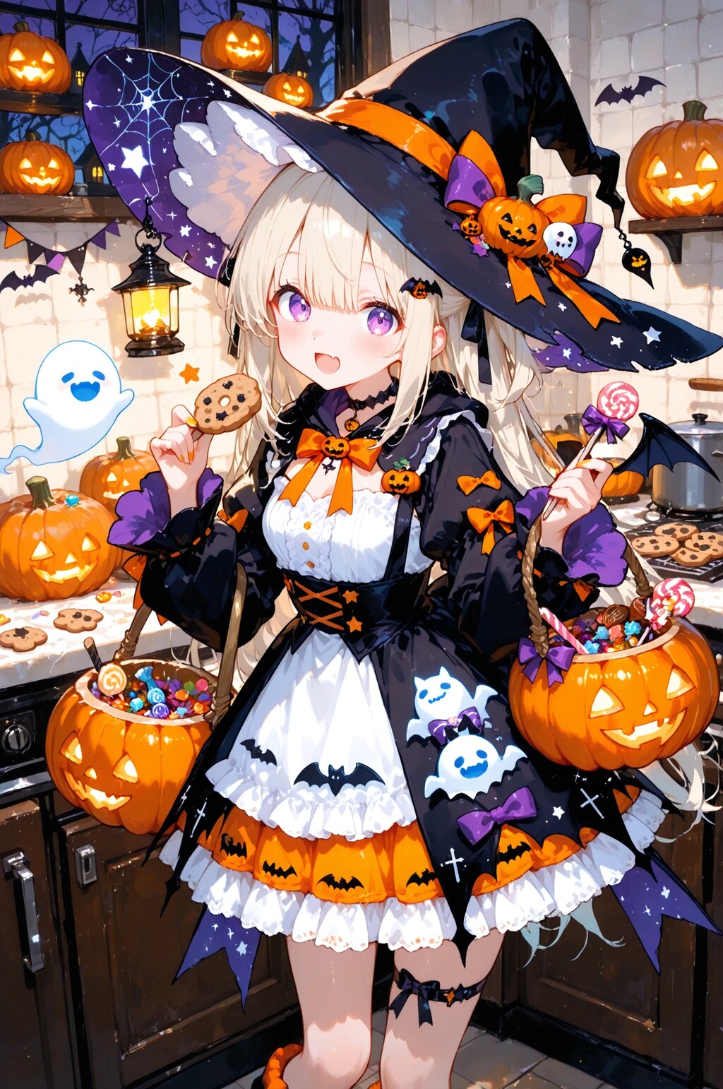 かぼちゃ色の魔法、笑顔でひらく夜