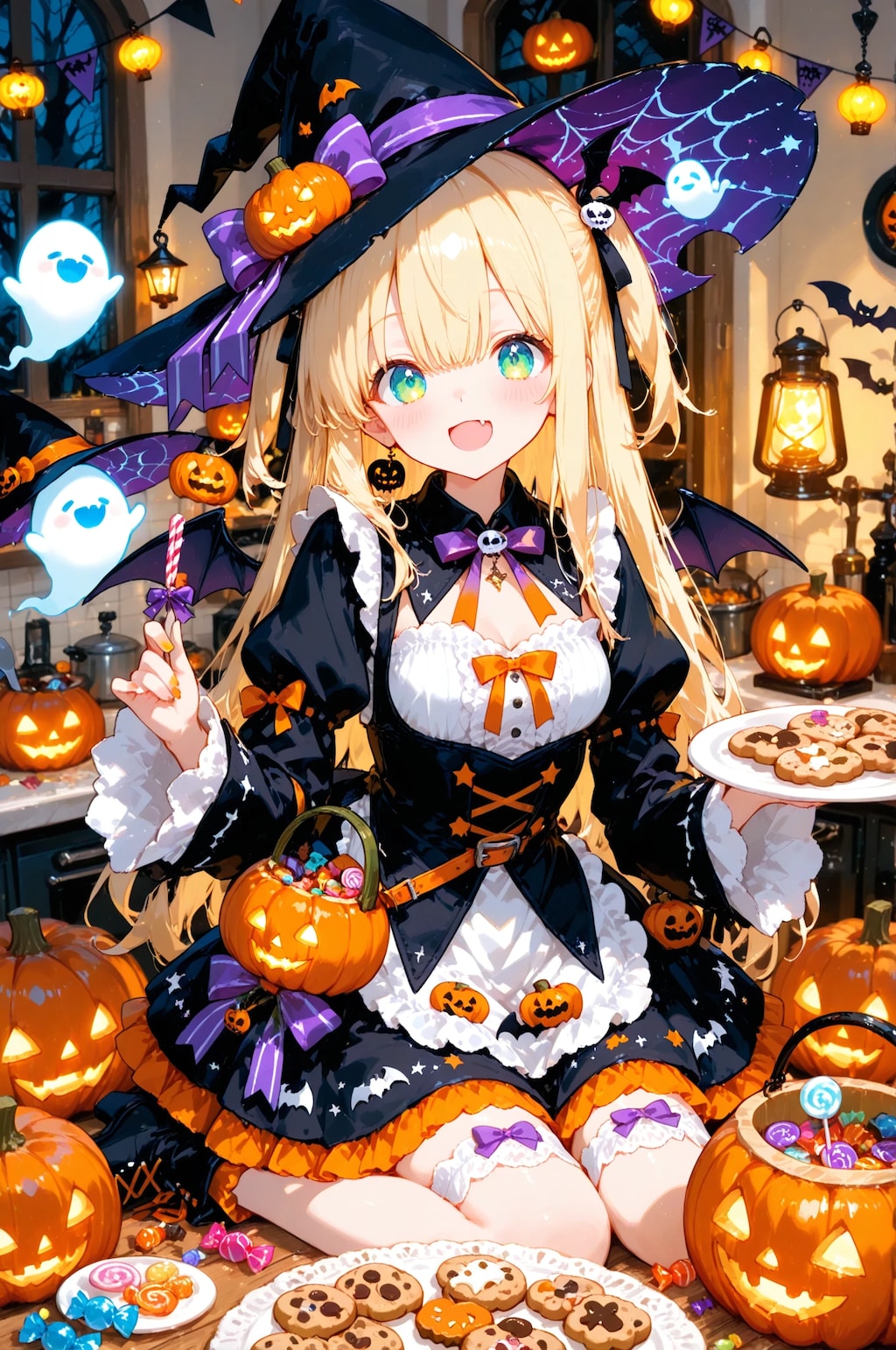 かぼちゃ色の魔法、笑顔でひらく夜