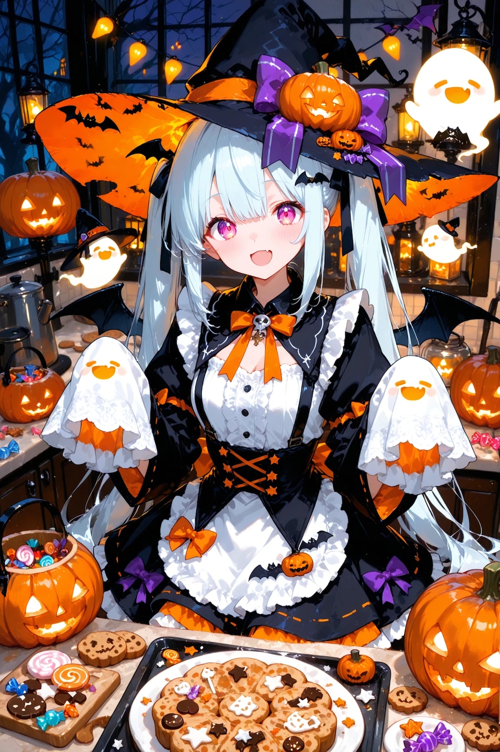 かぼちゃ色の魔法、笑顔でひらく夜