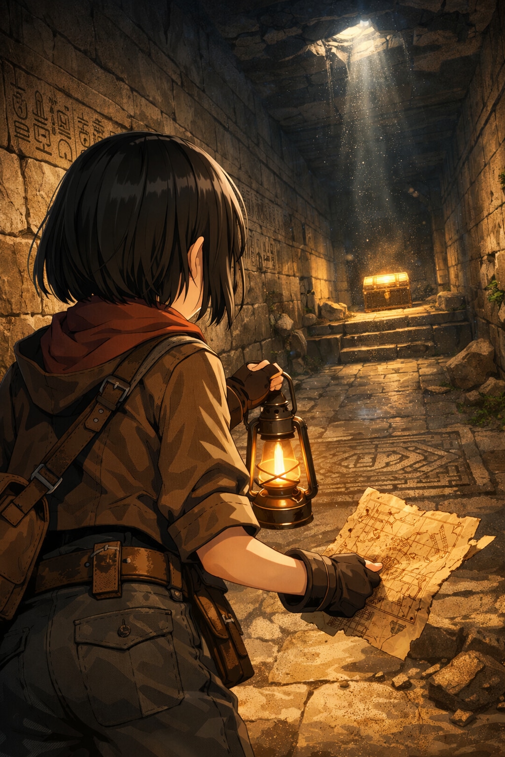 お宝を目指す女の子 | の人気AIイラスト・グラビア