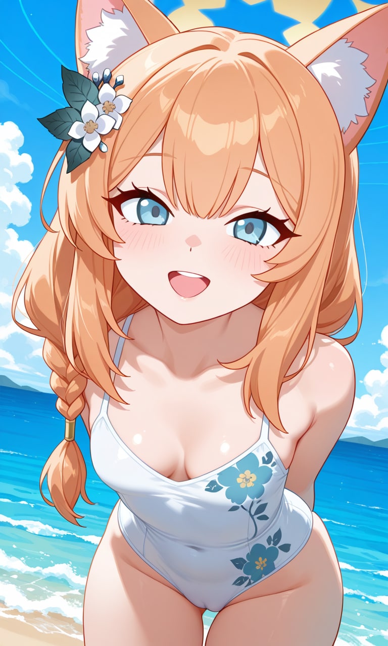 水着マリー | の人気AIイラスト・グラビア