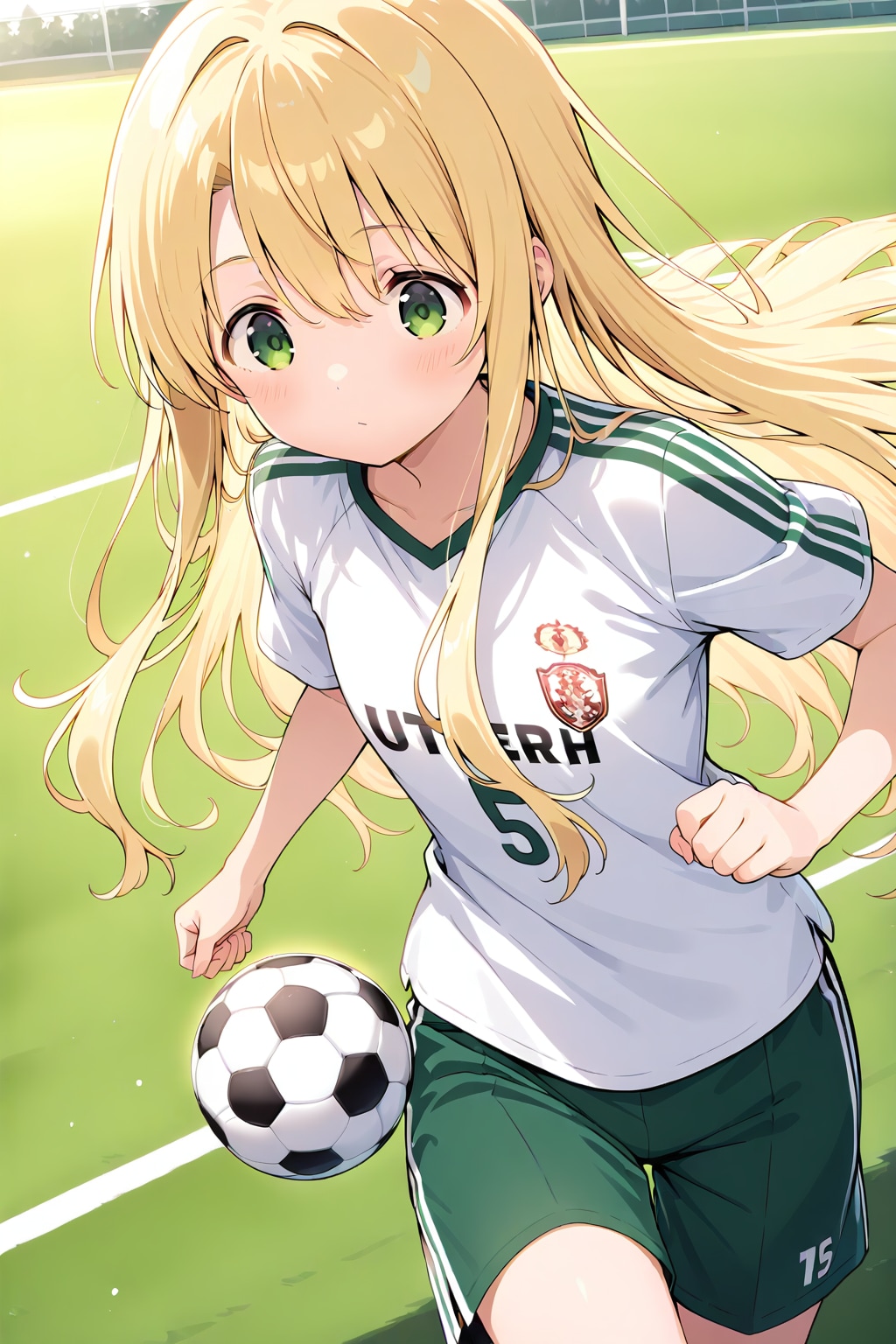 練習中。