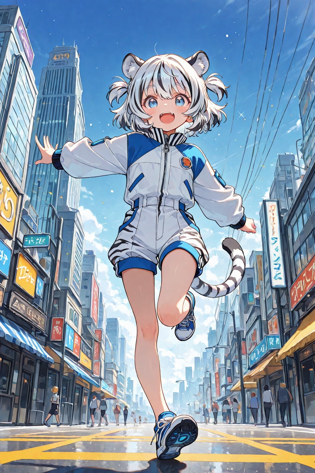 ホワイトタイガー娘の凛虎（リコ）さん