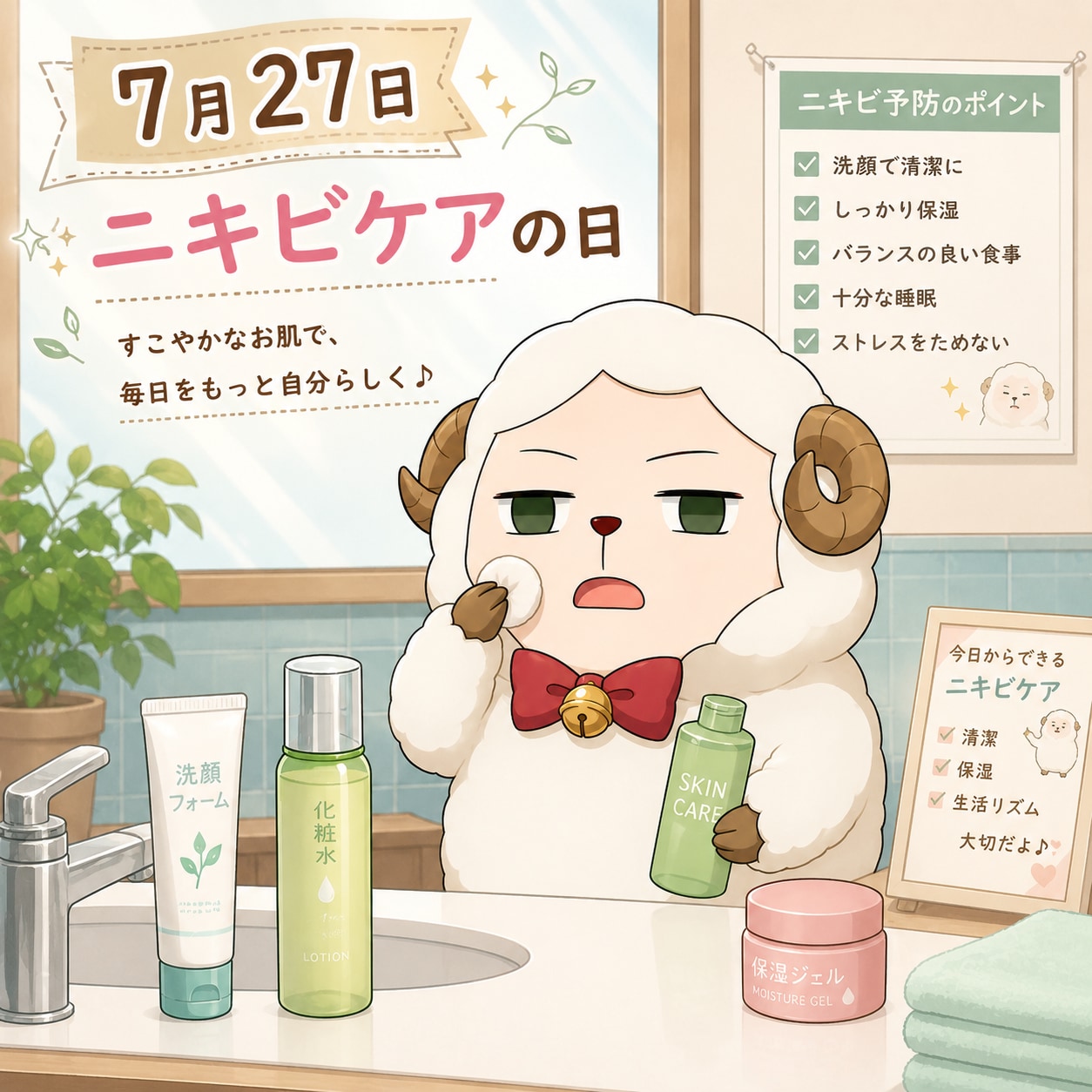 7/27 今日のヒツジ | の人気AIイラスト・グラビア