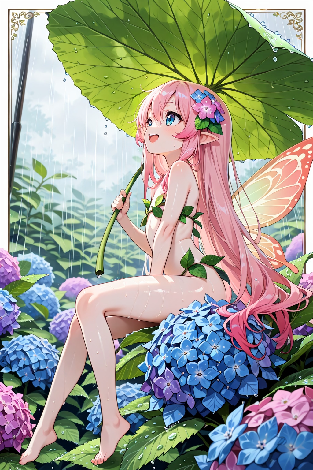 紫陽花の妖精