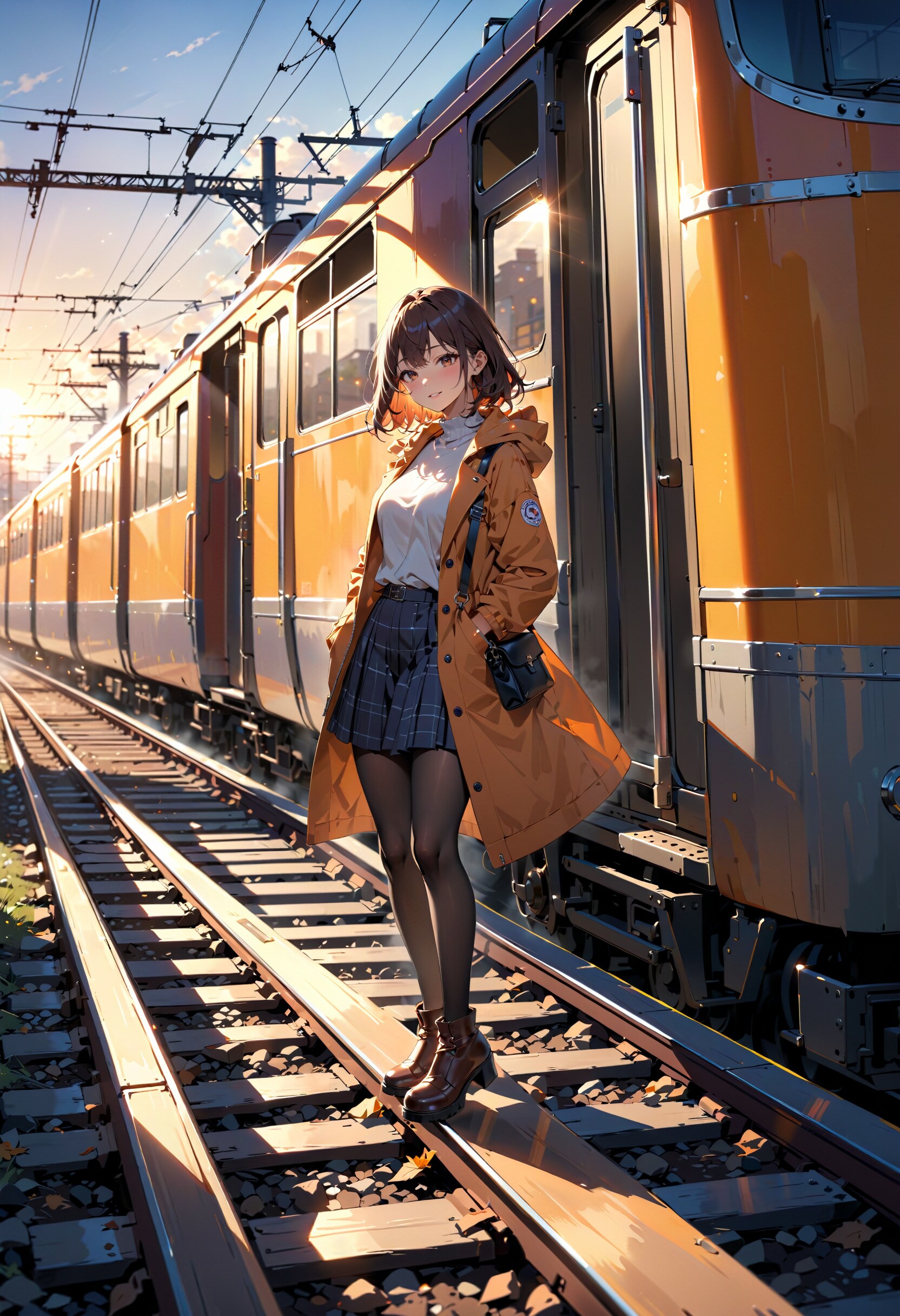 今日は鉄道電化の日 | の人気AIイラスト・グラビア