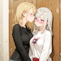 メガネ美女とキス💋 6枚目