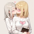 メガネ美女とキス💋 4枚目