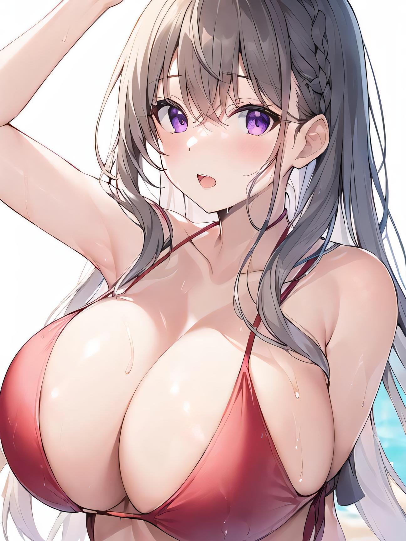 銀髪お姉ちゃん　水着ver