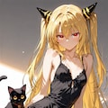 with Black Cat 3枚目