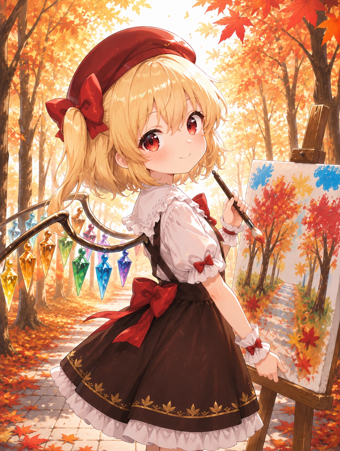 七色の羽が映える芸術の秋 | の人気AIイラスト・グラビア
