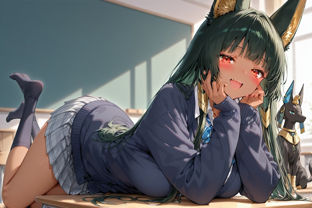 萌え袖アヌビス神