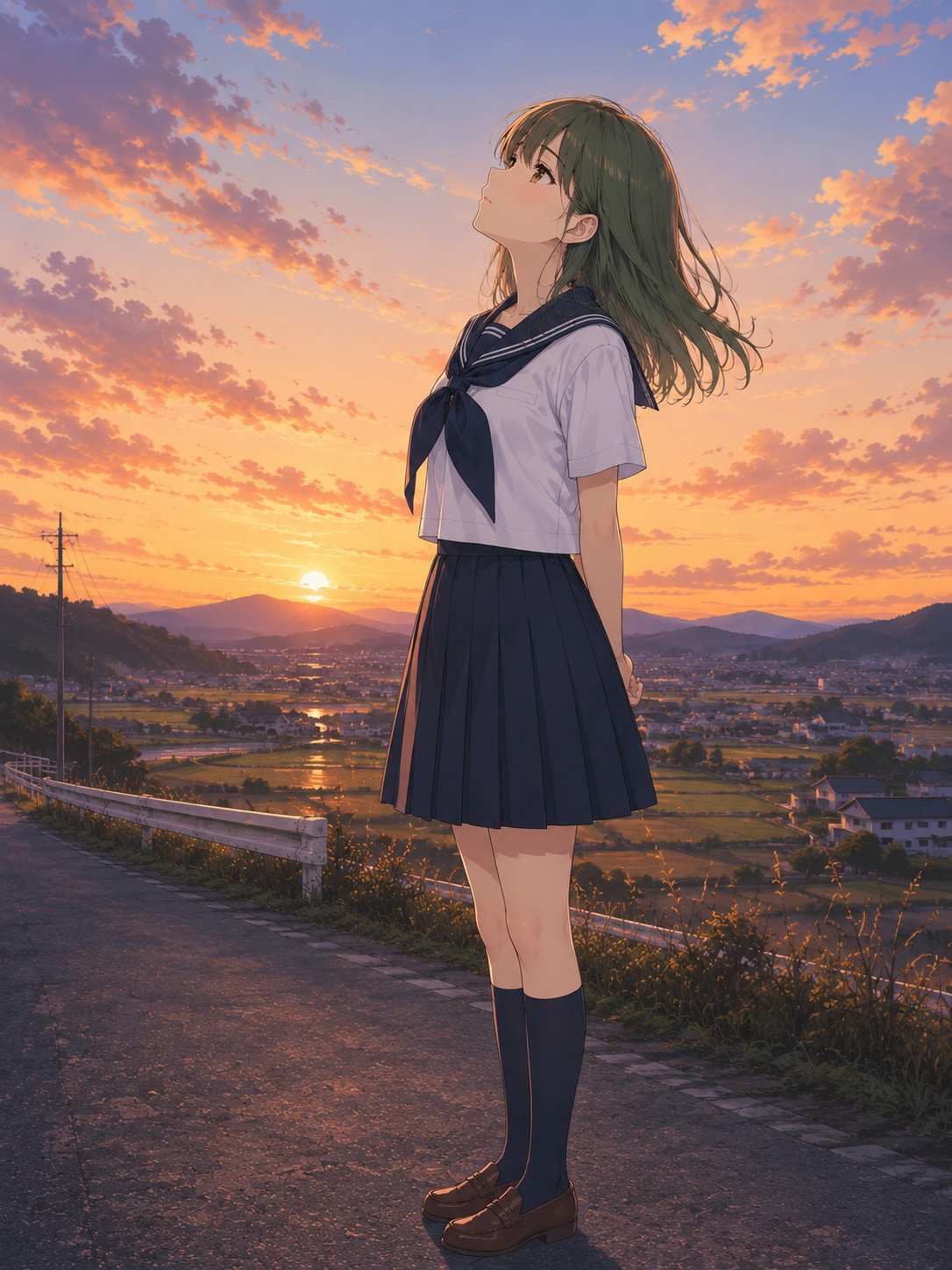 夕暮れの澪（れい）