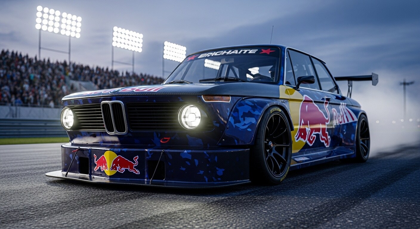 レッドブルBMW 2002レーシングカー