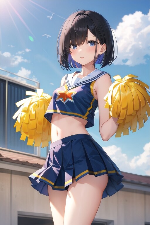 うちの子_基本体型_チアガール | の人気AIイラスト・グラビア
