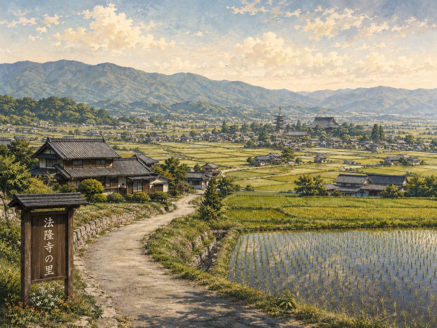 法隆寺の里