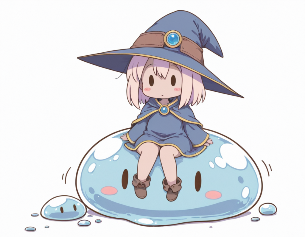 暑い夏をスライムで乗り切る魔法使い
