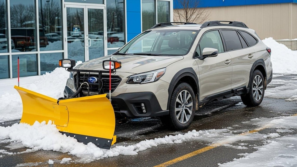 レガシィアウトバック除雪車