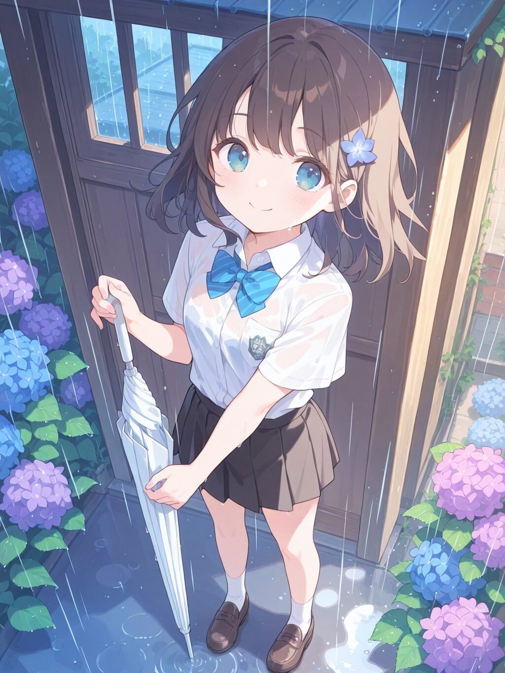 しばらく雨宿り