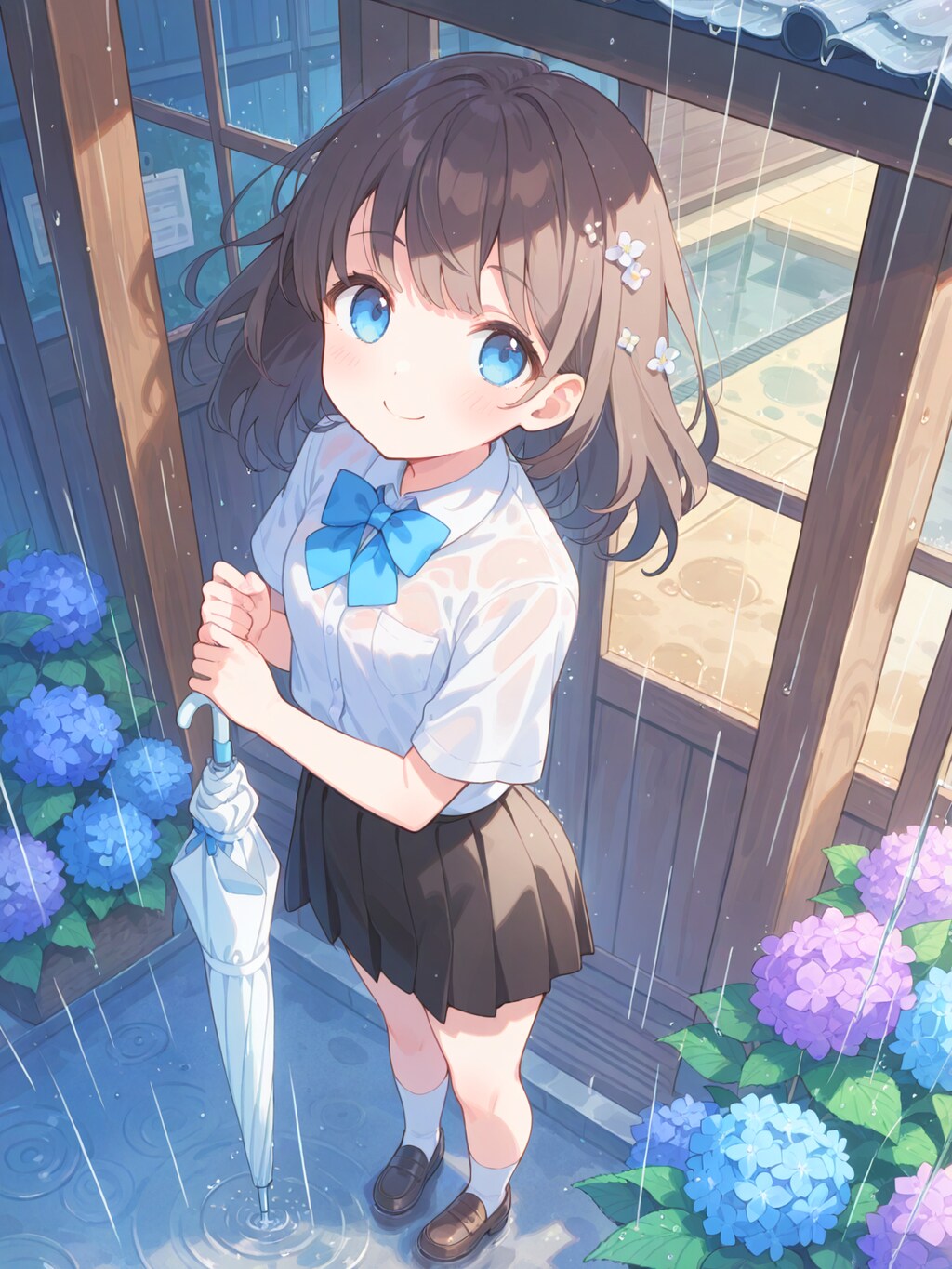 しばらく雨宿り