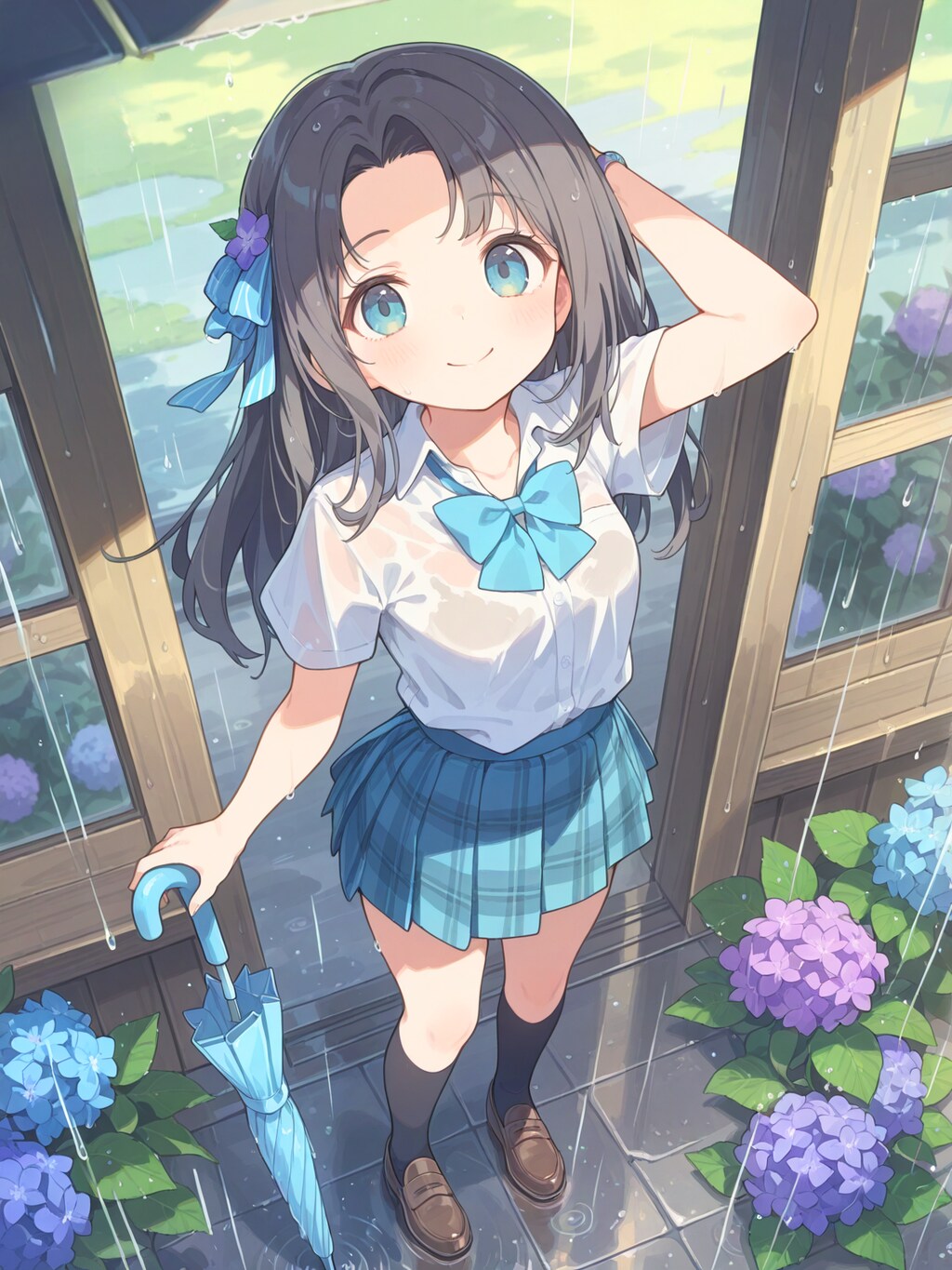 しばらく雨宿り