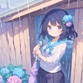 しばらく雨宿り 2枚目