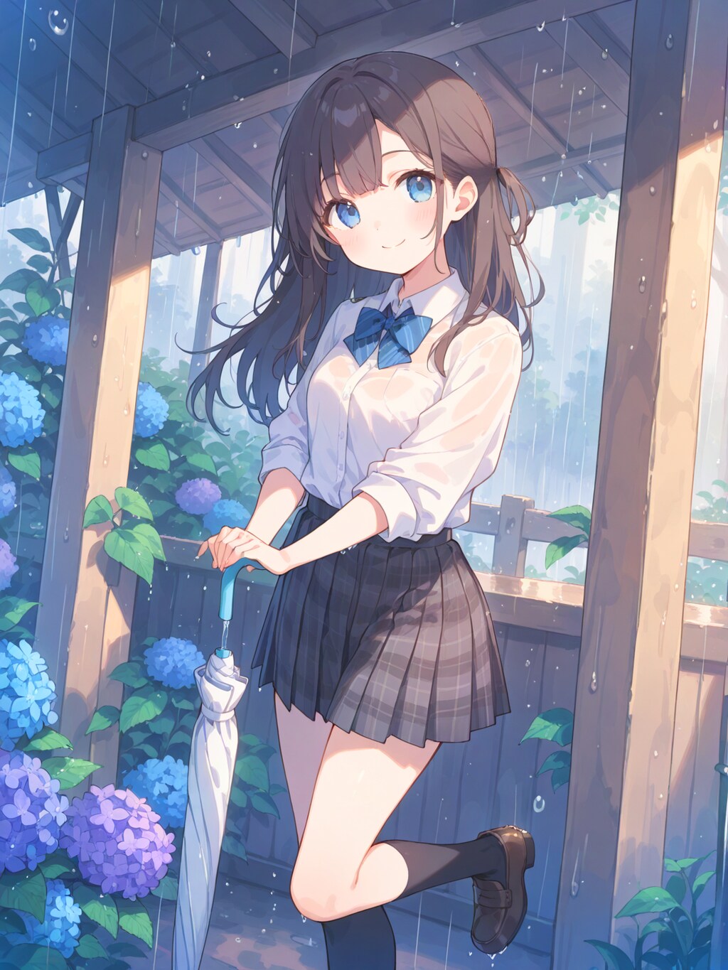 しばらく雨宿り