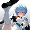綾波レイ　ハイレグキック 2枚目