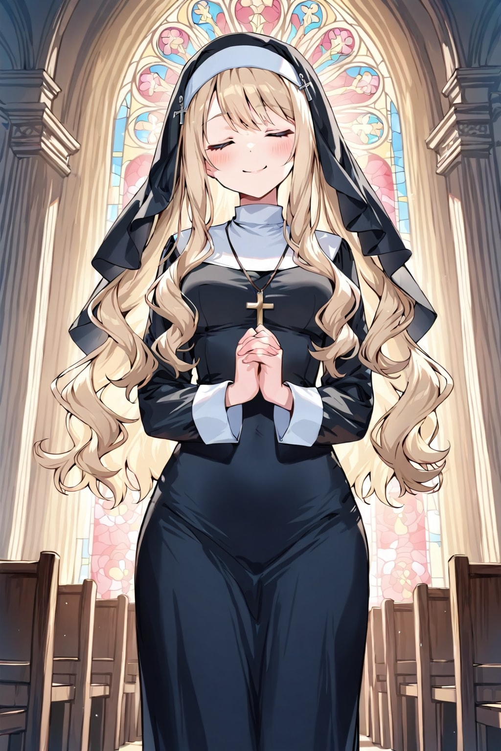 祈りの構え