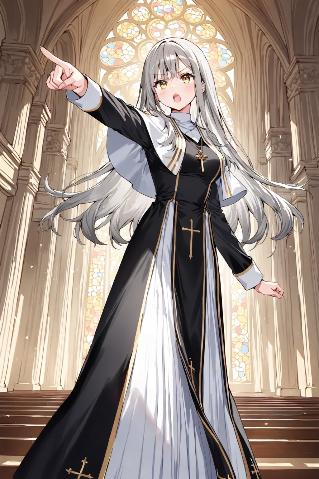 祈りの構え
