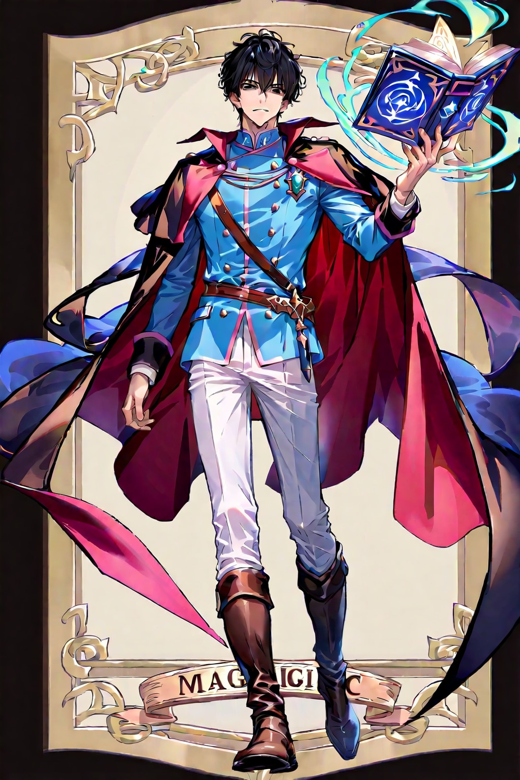 ファンタジーな洞窟地下、大きな男性学者2-3-3-9-4