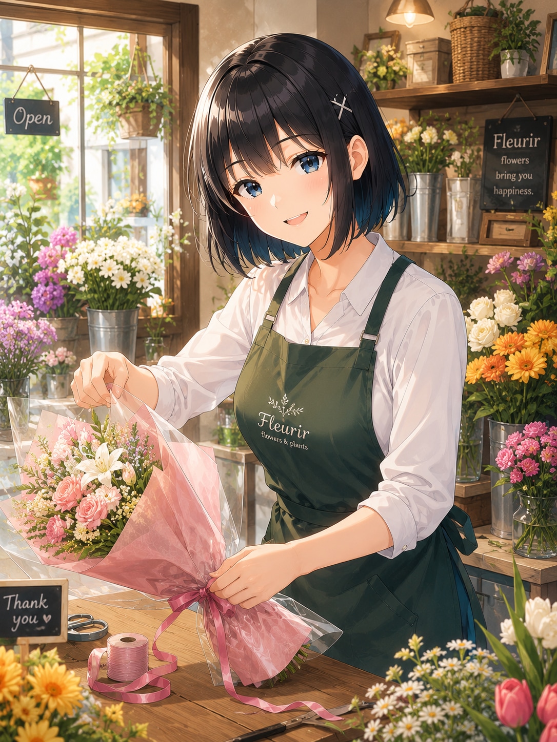 お花屋さん | の人気AIイラスト・グラビア
