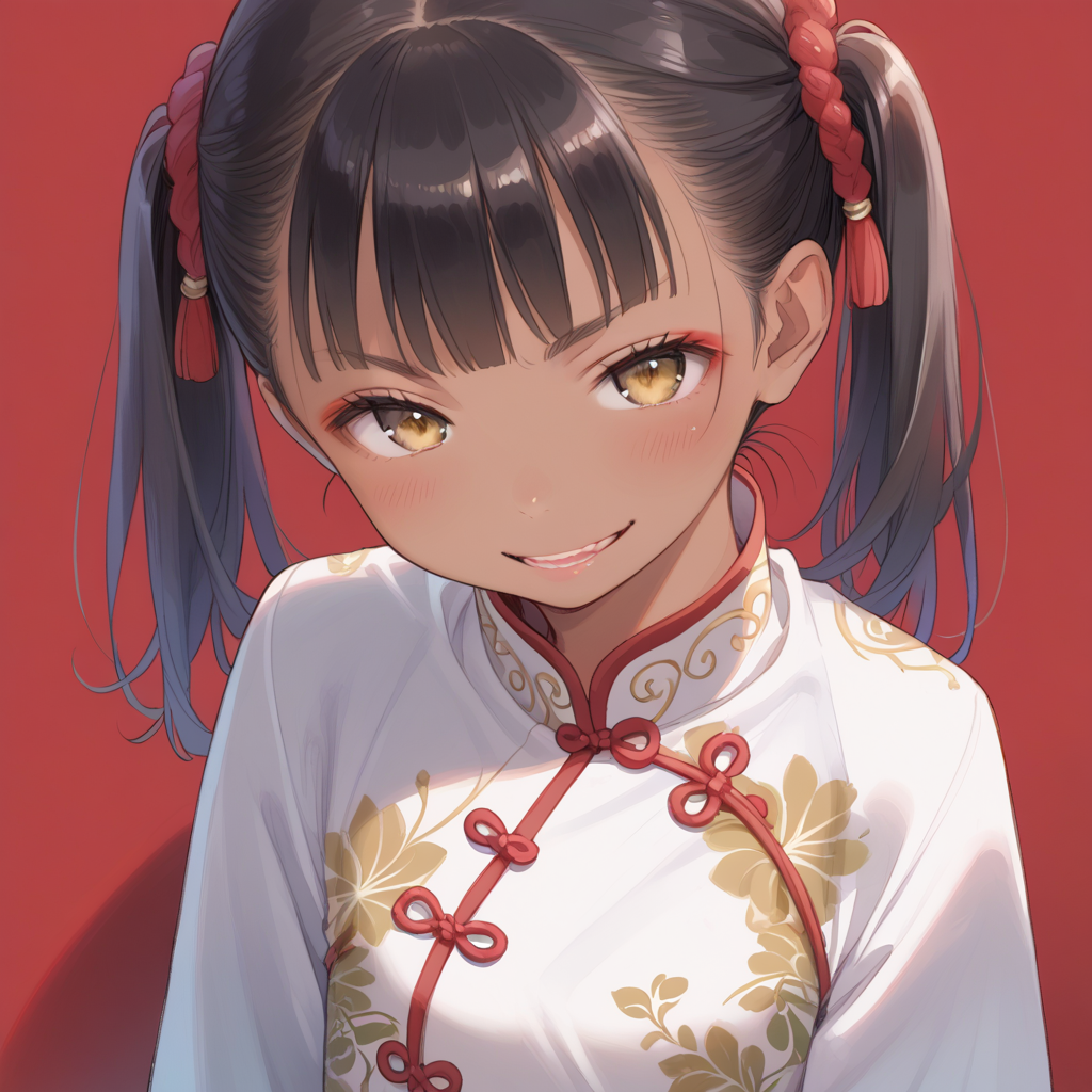 双子のチャイナドレス