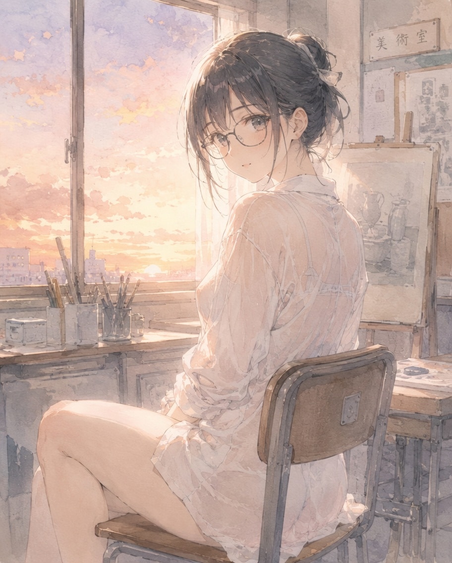 放課後の美術室