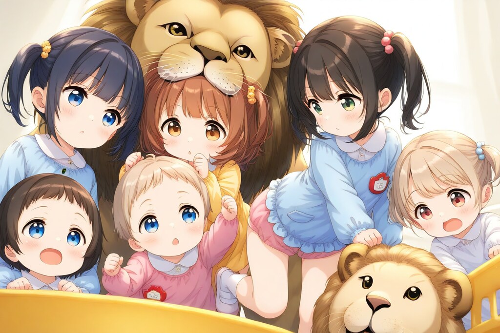 幼稚園に百獣の王がやってきた！