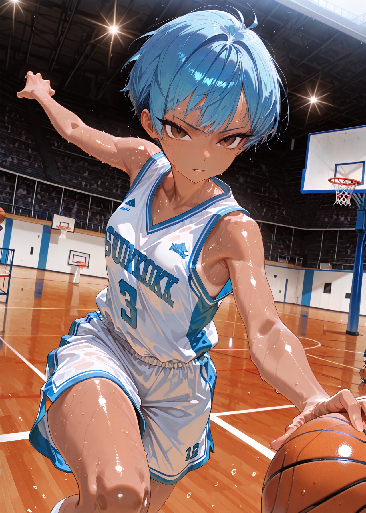 女子バスケ部のキャプテン