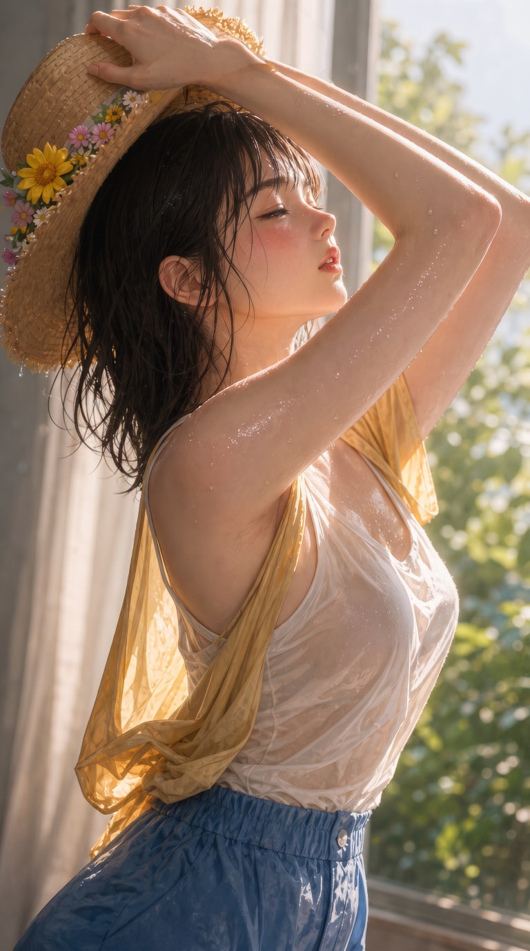 汗ばむ夏