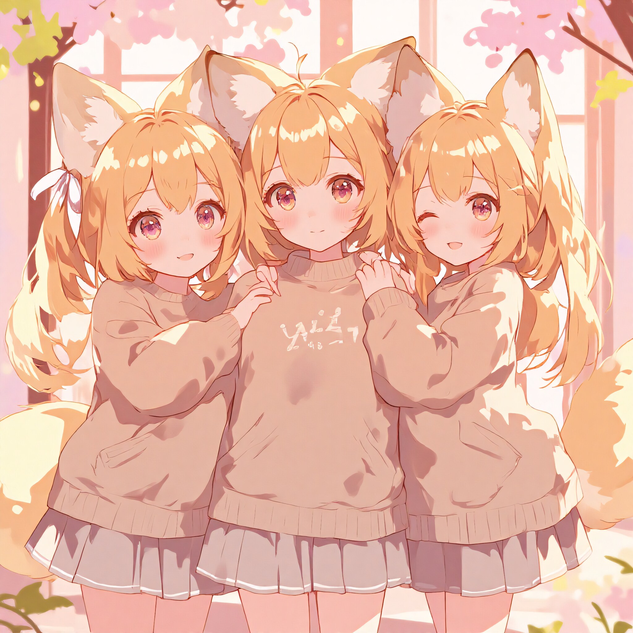 三つ子