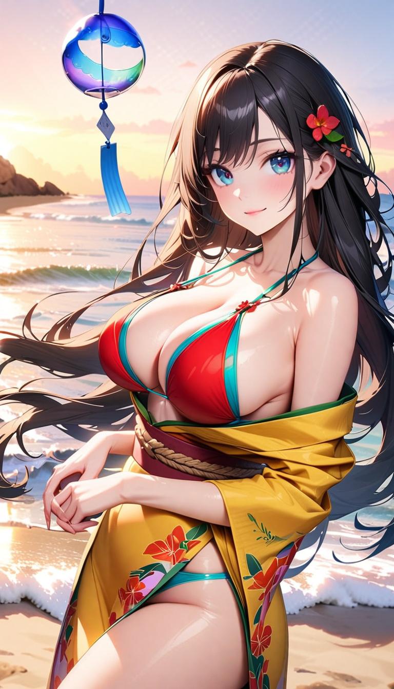 風情のあるビーチ