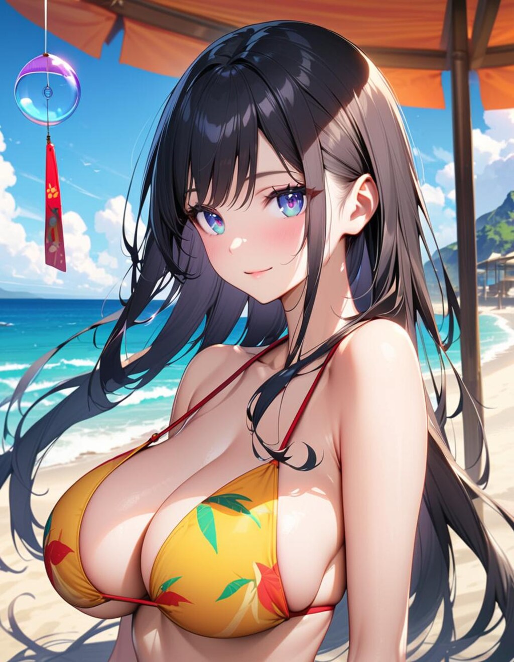 風情のあるビーチ