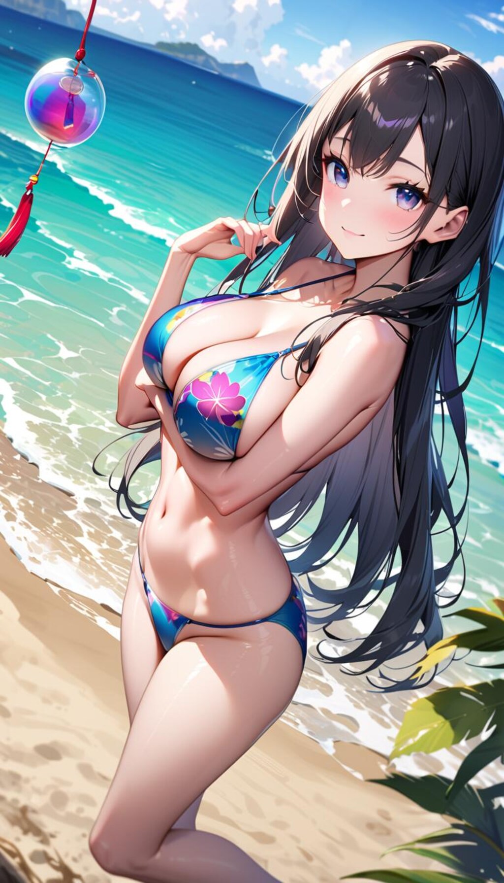 風情のあるビーチ