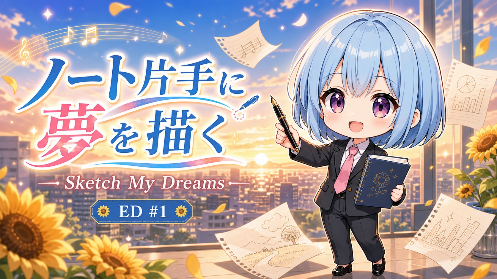 【ED #1】ノート片手に夢を描く　#萌え会計事務所