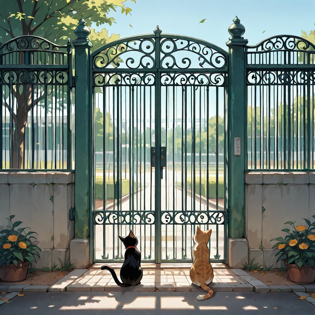 cat gate | の人気AIイラスト・グラビア