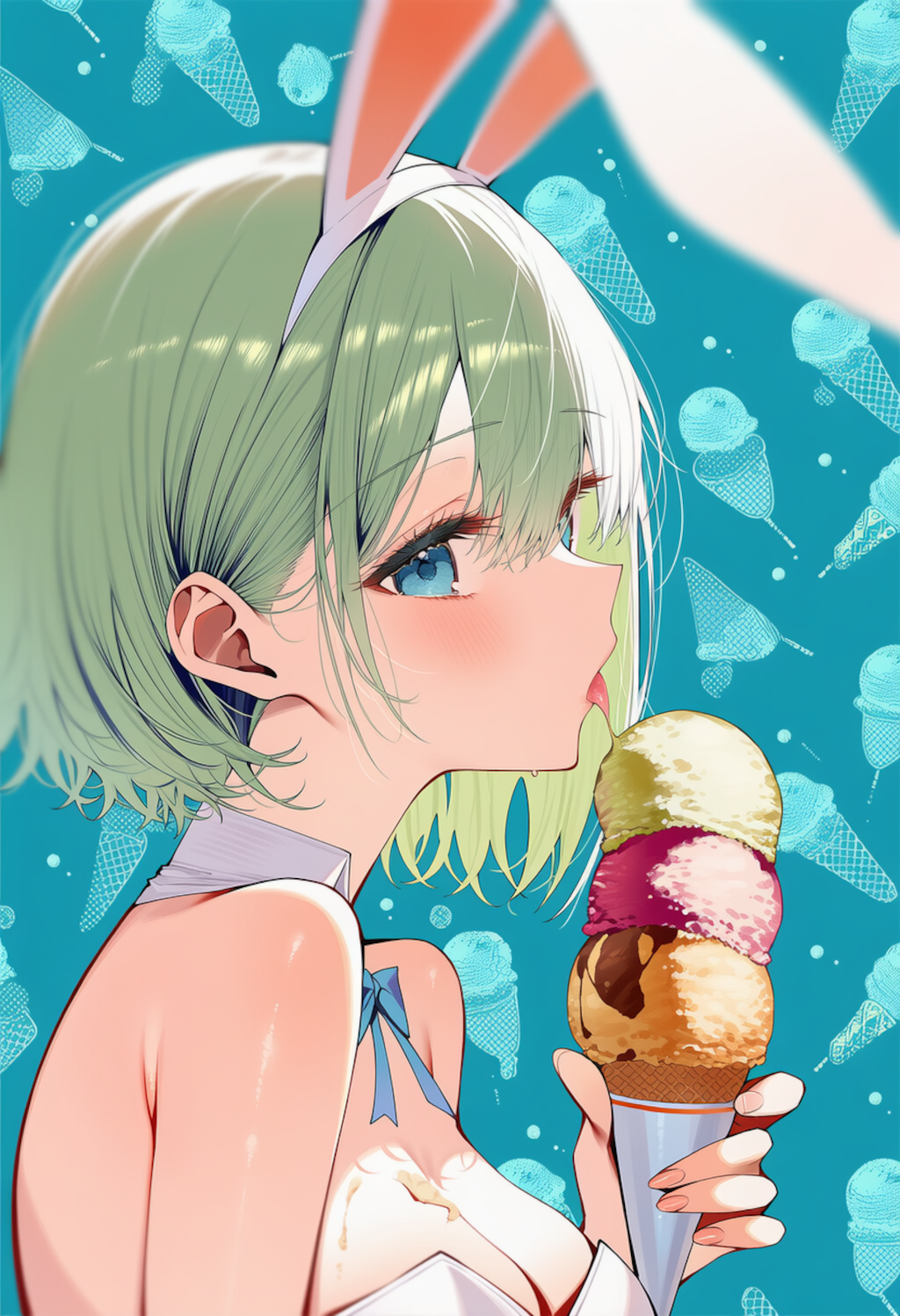 夏バニー　アイス