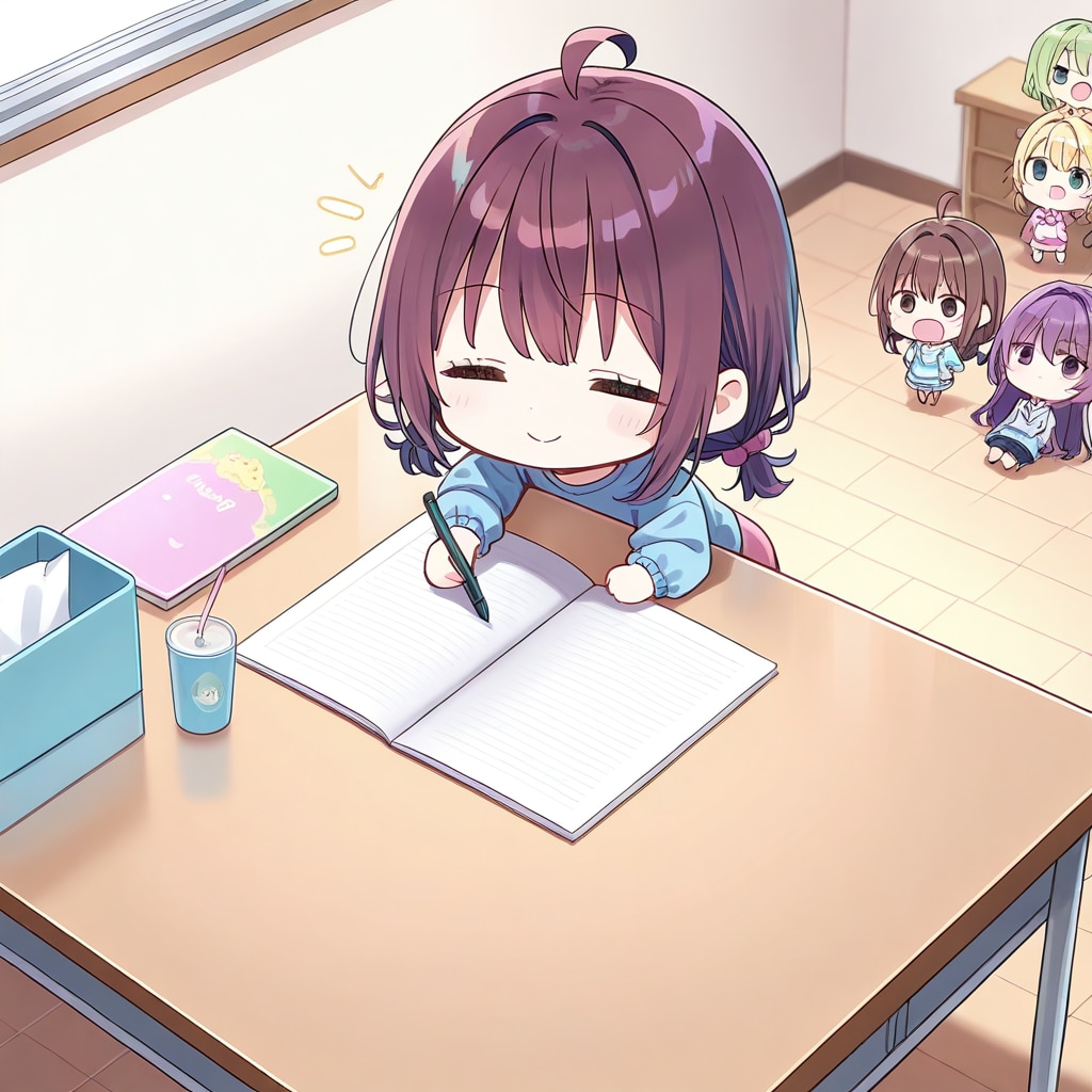 書く