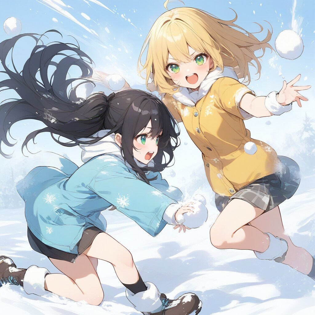 雪合戦！！