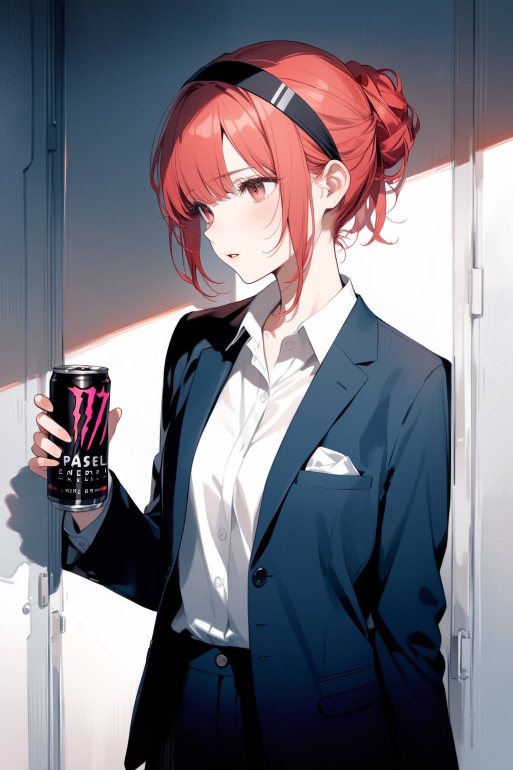 口より体内にモンスターを注ぎ込むOL