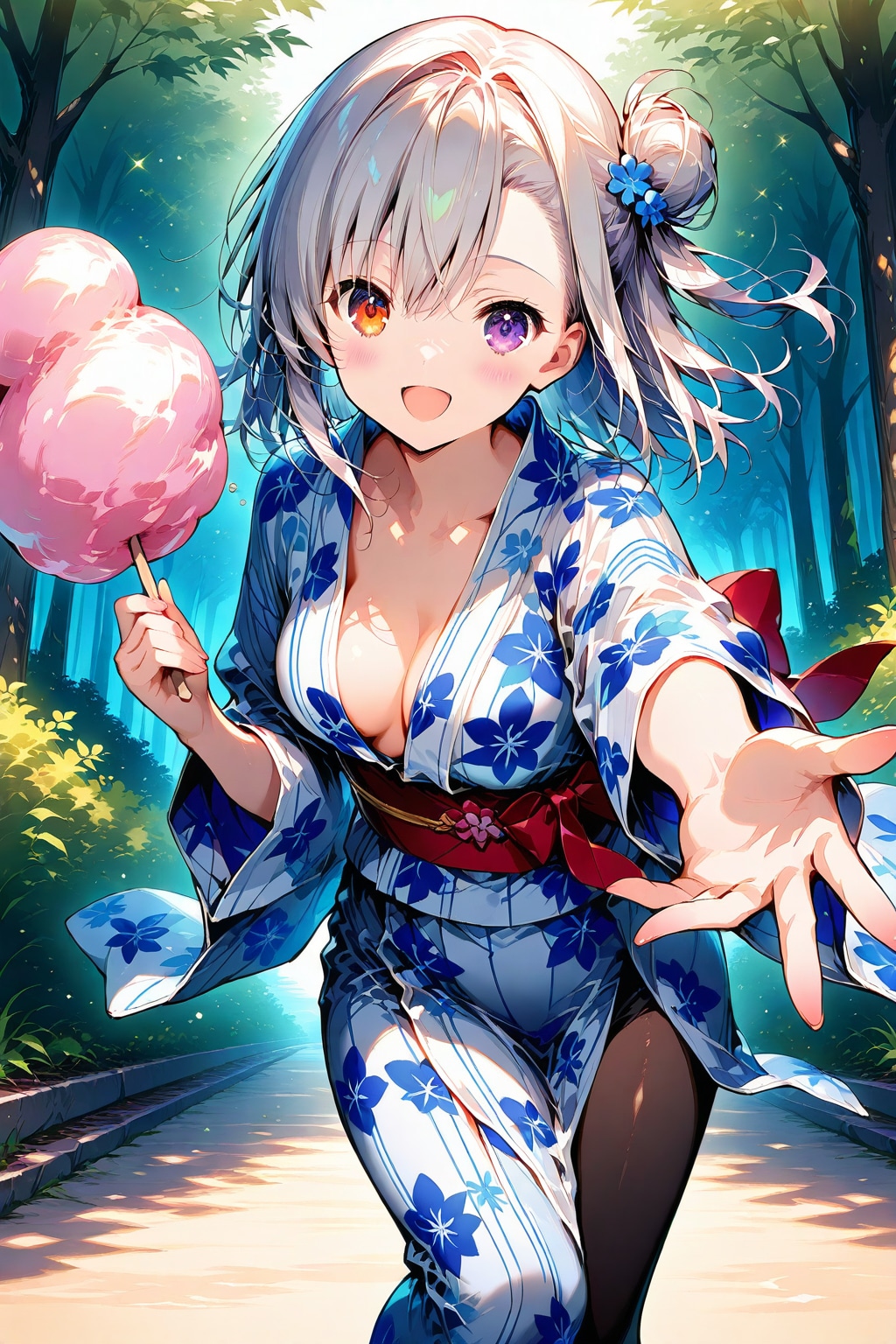 あっちで一緒に食べよ！