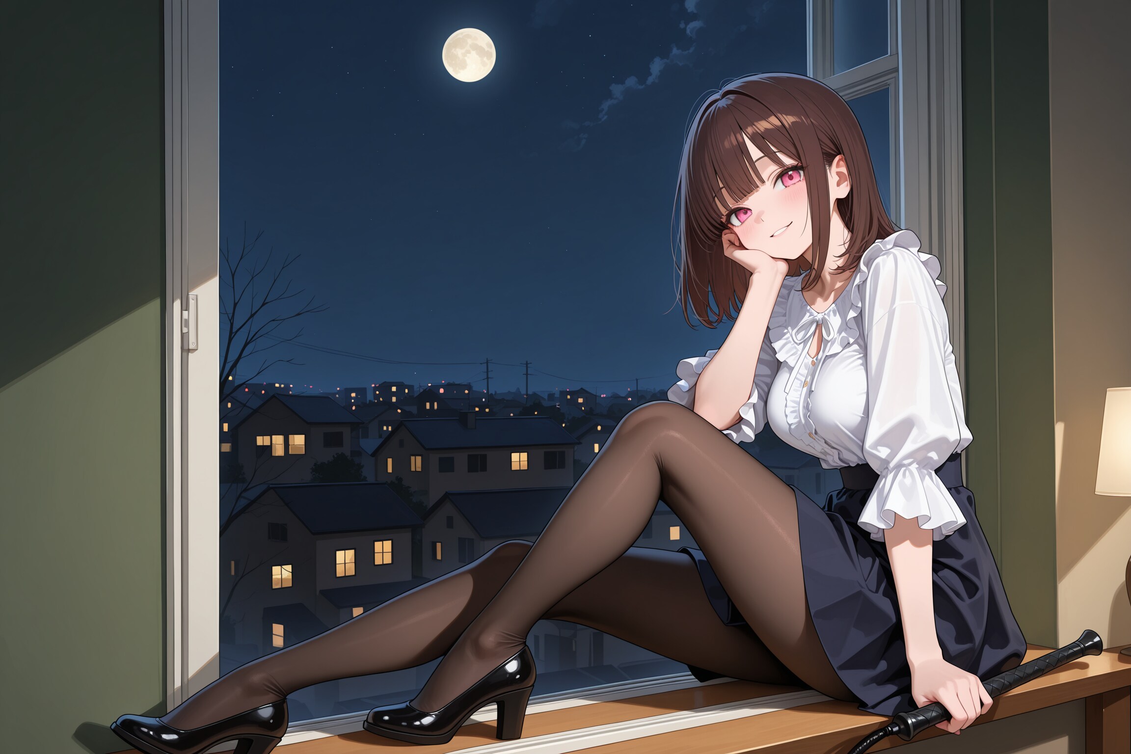 窓から侵入した本間架純さん